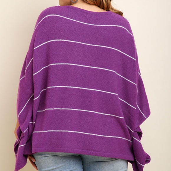 PLUS - 3/4 Dolman sleeve pull-over sweater - Picture 4 of 4